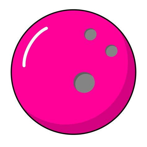 Pink Bowling Ball 24125807 PNG