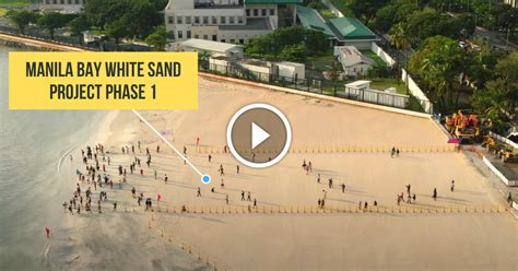 Manila Bay White Sand Project Phase 1 Aerial View