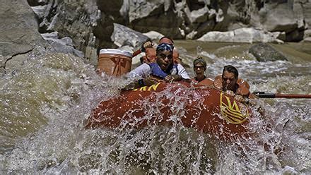 Whitewater rafting levels and classifications