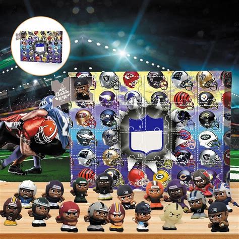 24pc American Football Advent Calendar 2024 Cute Football Characters