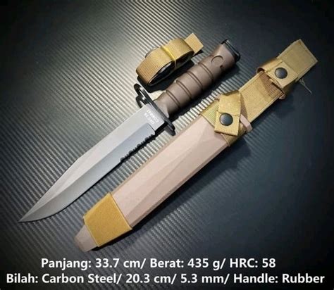 Jual Pisau Sangkur Belati Bayonet Usmc Okc Ontario Knife Company M M