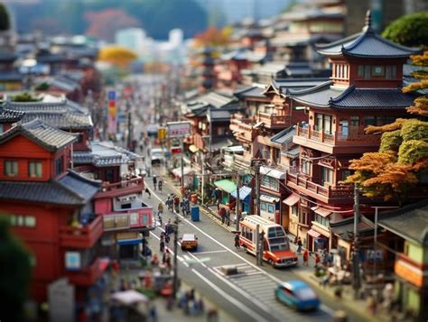 古き良き日本の風景のジオラマ - No: 27708542｜写真素材なら「写真AC」無料（フリー）ダウンロードOK