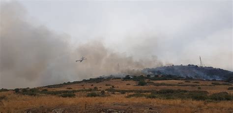 Sette Incendi In Sardegna Oggi Ettari Di Bosco In Fumo A Macomer Foto