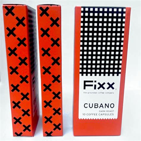 Fixx Coffee - Cubano Coffee Capsules - Pack of 10