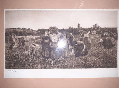 Jules Breton Calling In The Gleaners 1859 R GenreArt