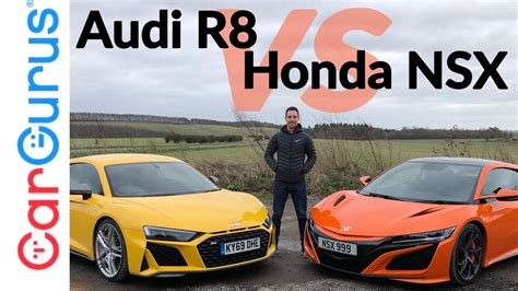 Audi R8 vs Honda NSX: The everyday supercars - YouTube