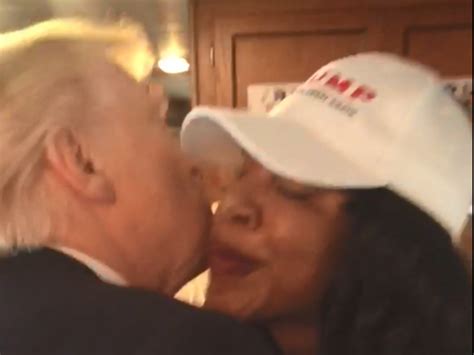 Trump Kisses Former Aide Alva Johnson In Video ‘proving He Violated Her