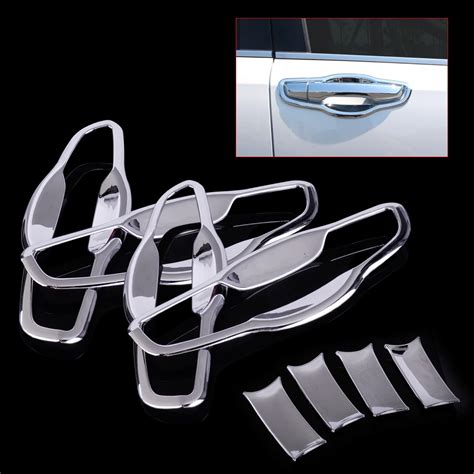 Citall New Pcs Silver Abs External Door Handle Bowl Trim Molding Fit