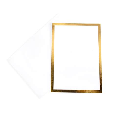 Buy the Gold Foil Flat Cards & Envelopes By Recollections™ at Michaels