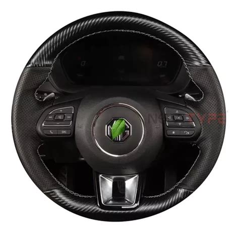 Funda Cubre Volante Mg Zs Hs 5 Gt Rx8 Piel Y Fibra Carbono Meses Sin