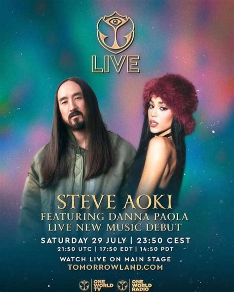 Tomorrowland Danna Paola Estrena Paranoia En Colaboraci N Con Steve