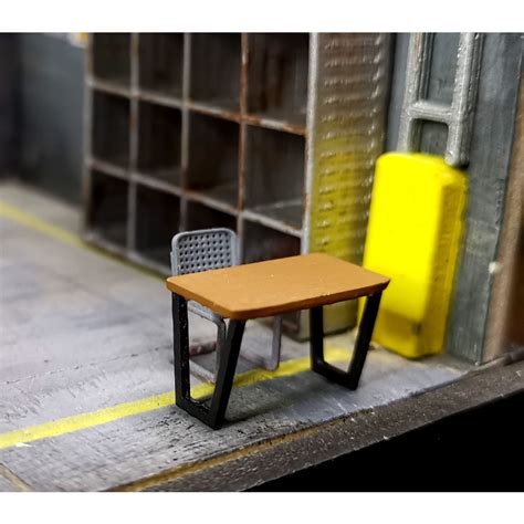 D Changes Long Table Type Diorama Accessories Mockup Hot Wheels