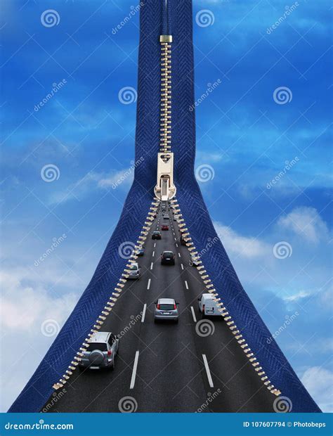 Traffic Blocked in the Highway Stock Photo - Image of concept, travel