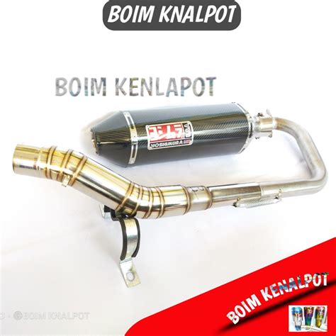 Jual Knalpot YOSHIMURA CARBON Racing CBR CB150 SUPRA GTR150 SONIC VERZA