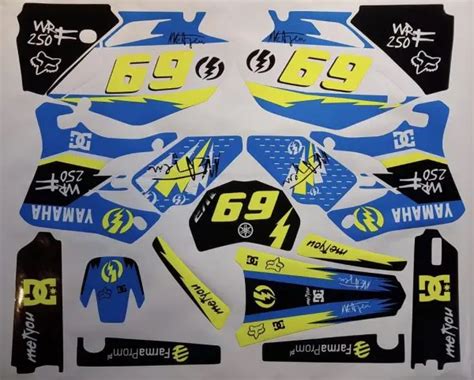 Kit D Co Yamaha Wrf Fluo Kitdeco Moto Fr