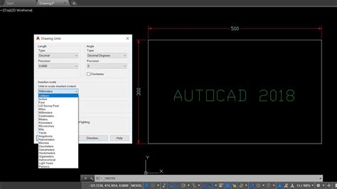 Autocad 2018 Tutorial How To Set Units In Autocad 2018 Metrics