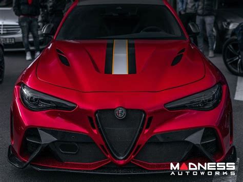 Alfa Romeo Giulia GTAm Style Front Bumper Carbon Fiber Pre Order