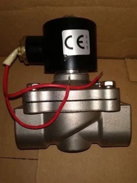 V Lvula Solenoide De Pulgada En Acero Inoxidable Env O Gratis