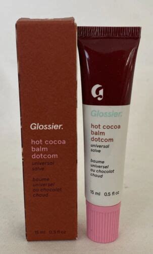 Glossier Limited Edition Hot Cocoa Balm Dotcom Salve Original Formula