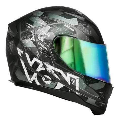 Casco Para Moto Kov Novak Warfare Negro Mate Integral Dot