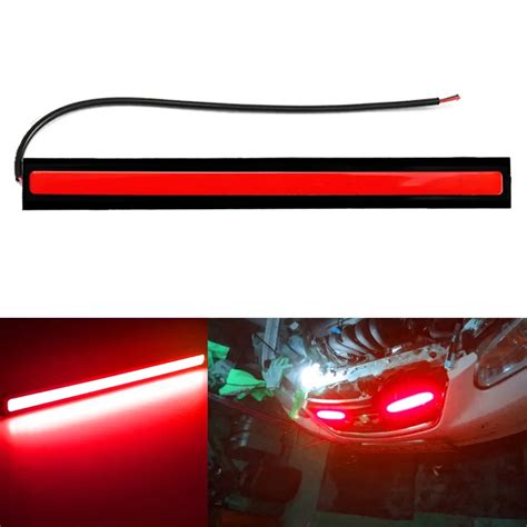 Pcs Pcs Cm Led Cob Bulb V K Drl Car Styling Strip Waterproof