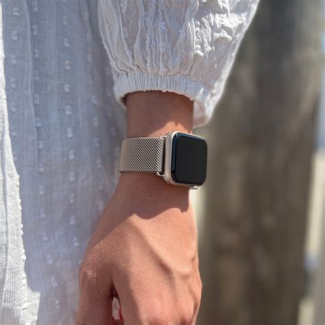 Apple Watch Milanese Band Sterrenlicht Smartwatchbanden Nl