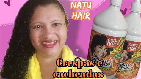 V Niatesta Natu Hair Creme De Pentear P Crespas E Cacheadas Youtube