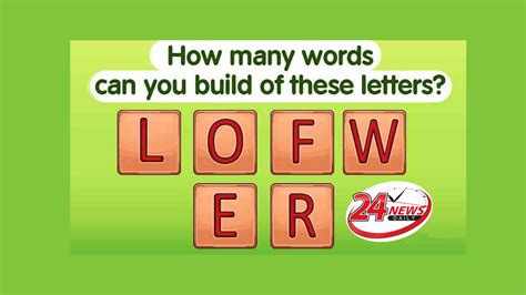 How Many Words Can You Make With These Letters Worksheets