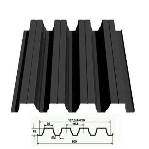 Профлист Н75 Ral 7024 Серый графит