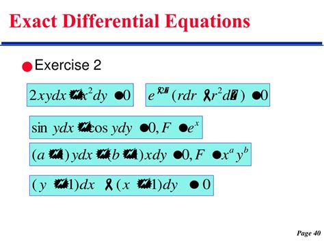 Ppt Chap First Order Differential Equations Powerpoint Presentation