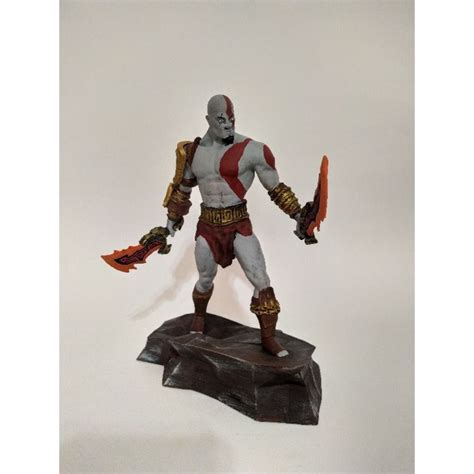 Diorama Boneco Kratos God Of War Action Figure Shopee Brasil