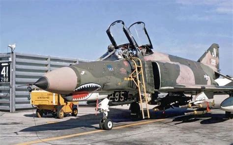 USAF F 4E Phantom At Da Nang AB Vietnam