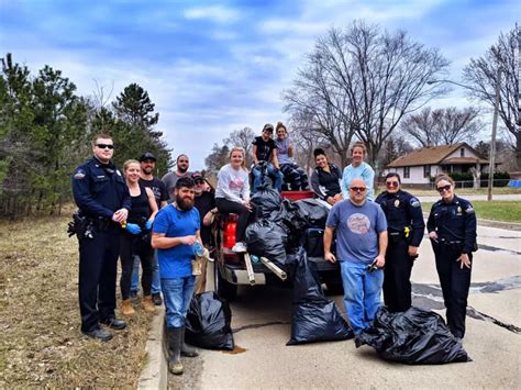 Burton Police And Citizens Come Together To Clean Up Streets