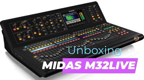 Unboxing Mixer Digital Midas M Live Youtube