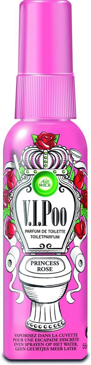 Airwick Vipoo Toilet Perfume Princess Rose 3x 55ml