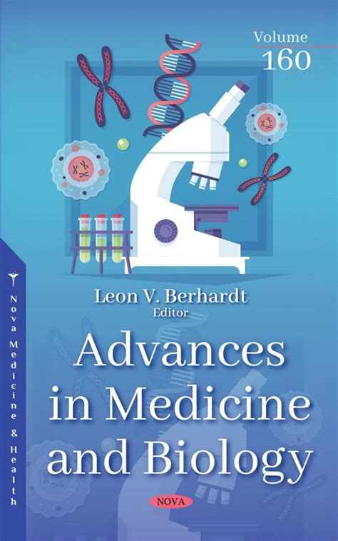 Advances In Medicine And Biology Volume 160 Nova Science Publishers