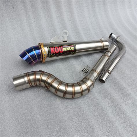 Jual Open Specs Kou Mahachai Exhaust Pipe Canister Conical Wave