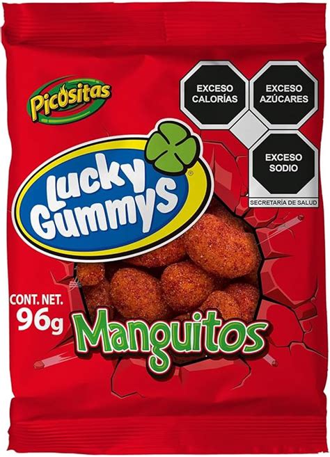 Lucky Gummys Manguitos Gomitas Enchiladas Picositos Contenido