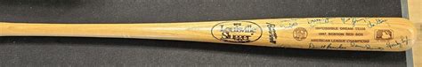 1967 Boston Red Sox Signed Baseball Bat 27 Signatures Impossible Dream