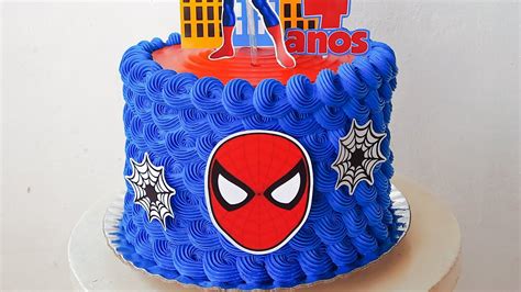 Topo 47 Imagem Bolo De Chantilly Do Homem Aranha Br Thptnganamst Edu Vn