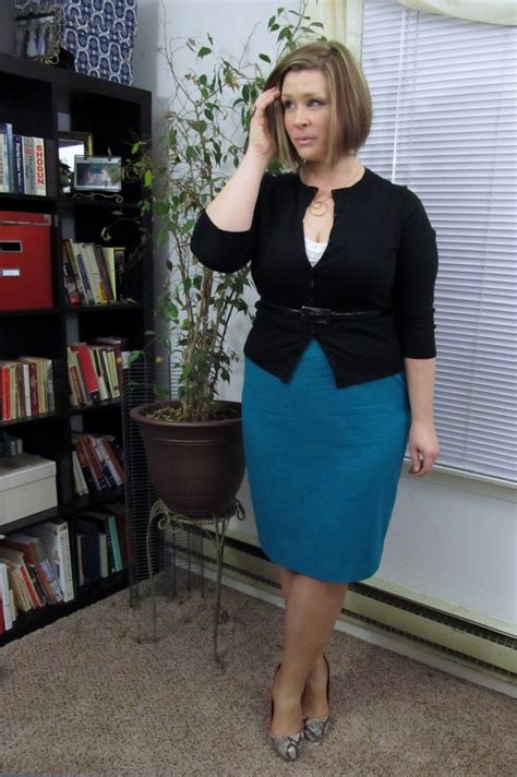 Great Pencil Skirt Belted Card Combo Plus Size Pencil Skirt Plus