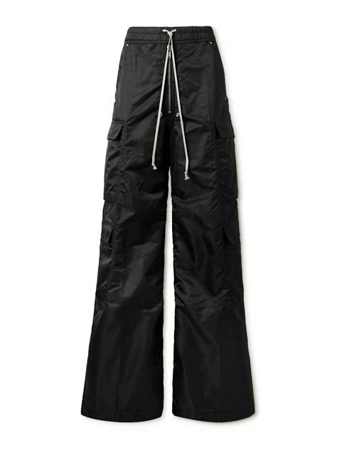 Drkshdw By Rick Owens Jumbo Bela Wide Leg Recycled Nylon Drawstring