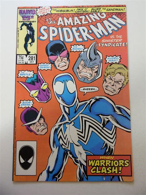 The Amazing Spider Man 281 1986 VF Condition Comic Books Copper