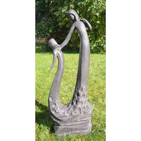 Loving Mother Modern Garden Statue - Large Contemporary Sculpture