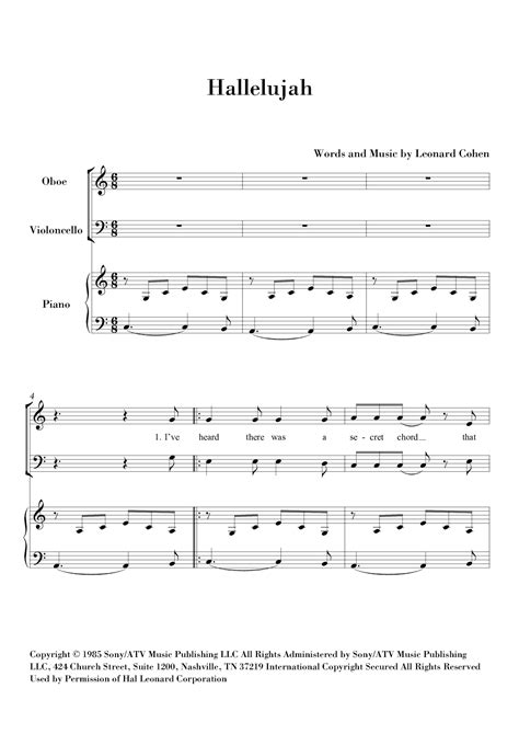 Hallelujah Arr Ahiva Editions By Lee Dewyze Sheet Music For