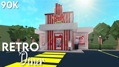 K Mini Retro Diner Bloxburg Roblox Speedbuild Youtube