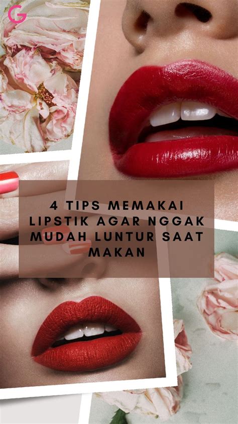 4 Tips Memakai Lipstik Agar Nggak Mudah Luntur Saat Makan