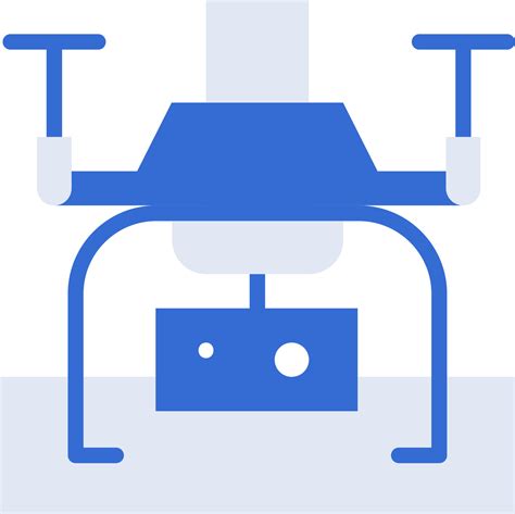 Drone Technology Icon Collection With Blue Duotone Style Computing