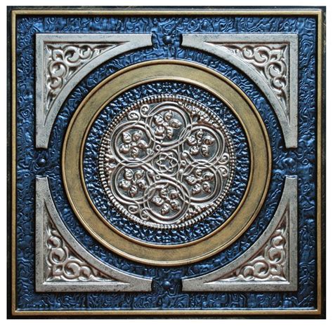 Steampunk V - FAD Hand Painted Ceiling Tile 24 in X 24 in - #CTF-006-5 ...