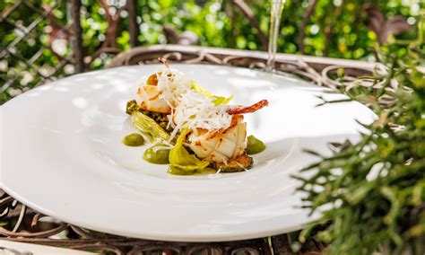 Calamaro Scottato Zucchine Romanesche Alla Scapece Fiori Di Zucca E